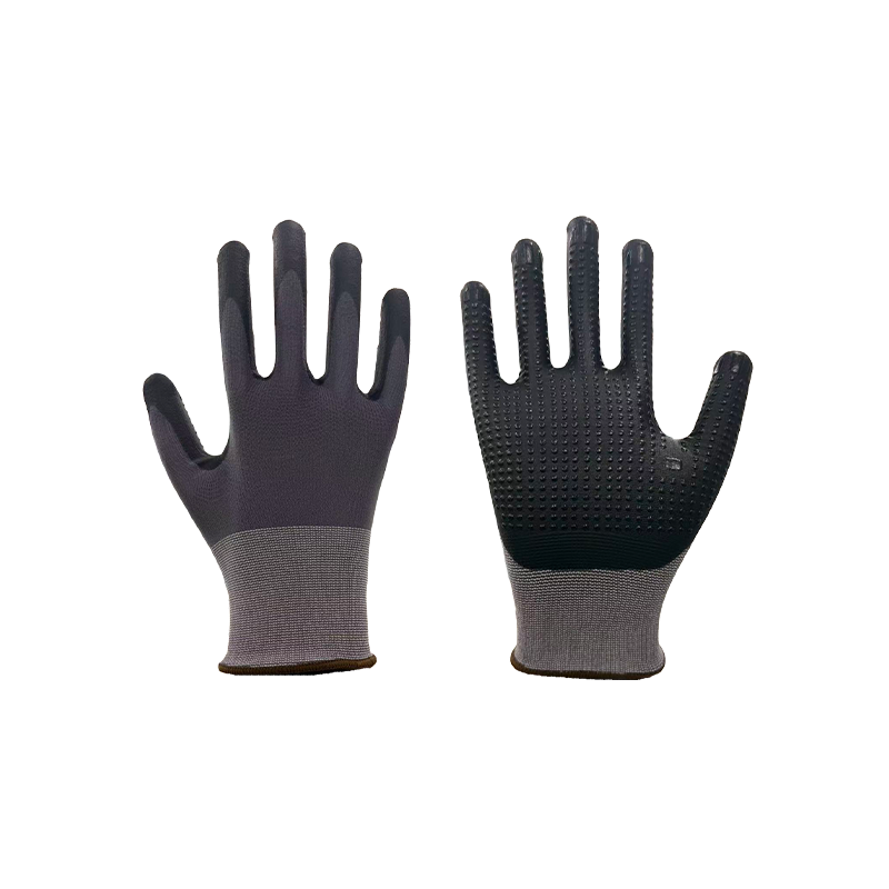 Guanti con perline in nylon e spandex