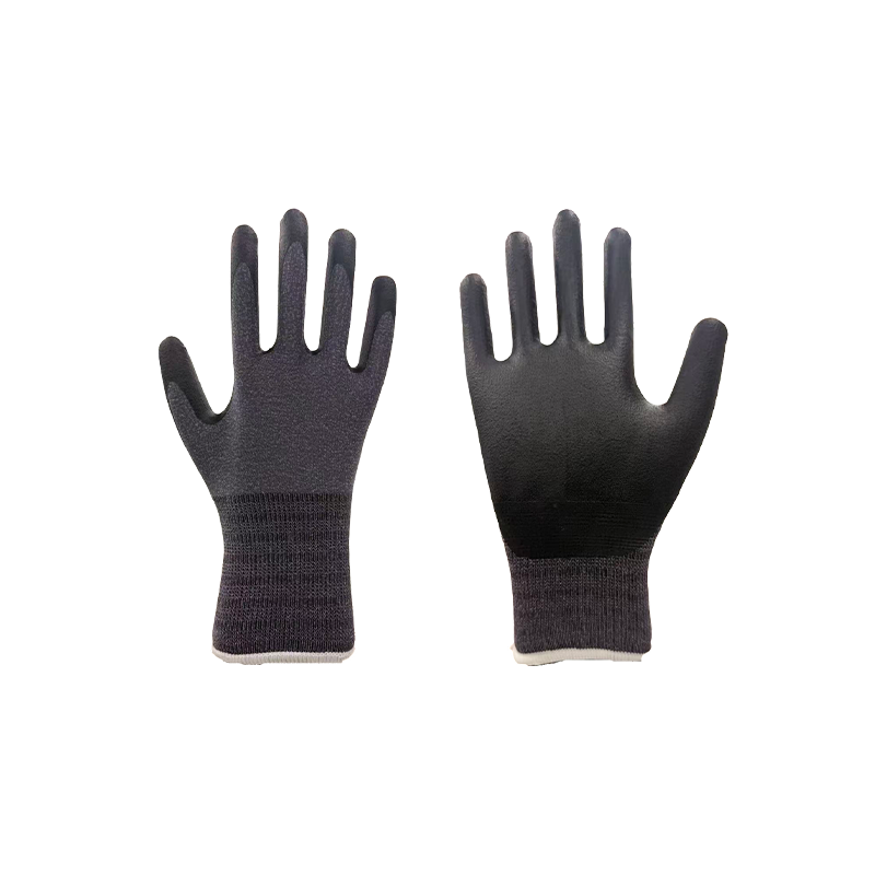 Guanti in schiuma di nitrile immersa in nylon-spandex calibro 15